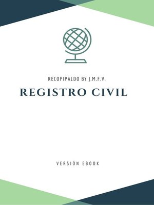 cover image of Registro Civil